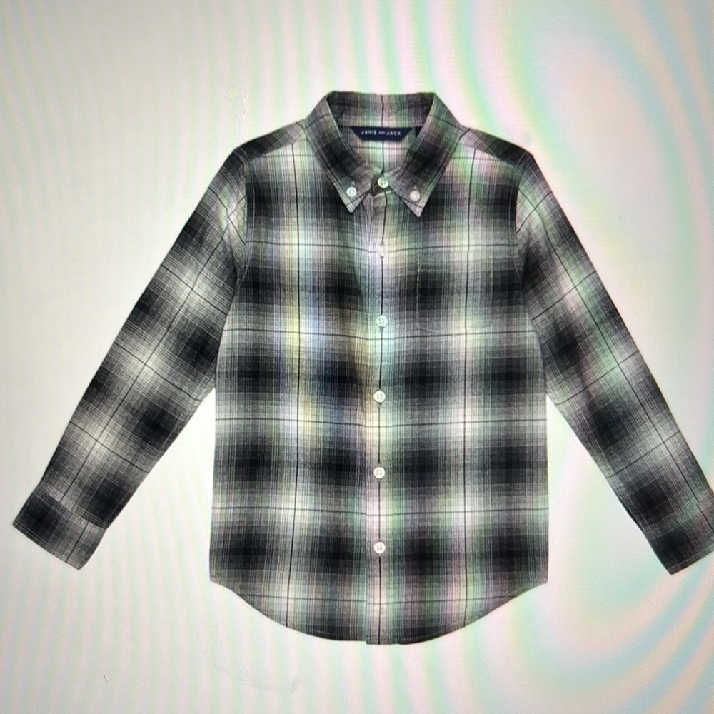 Janie & Jack Soft Cotton Shirt, 6